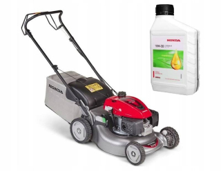 Benzínová kosačka Honda s košom, objem 145 cm³. košík 55 l, šírka rezu 46 cm